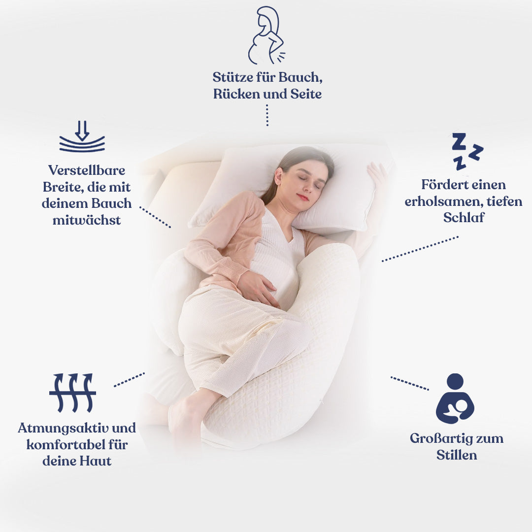 Orthopädisches Schwangerschaftskissen |  2. Generation Deep Sleep Bundle